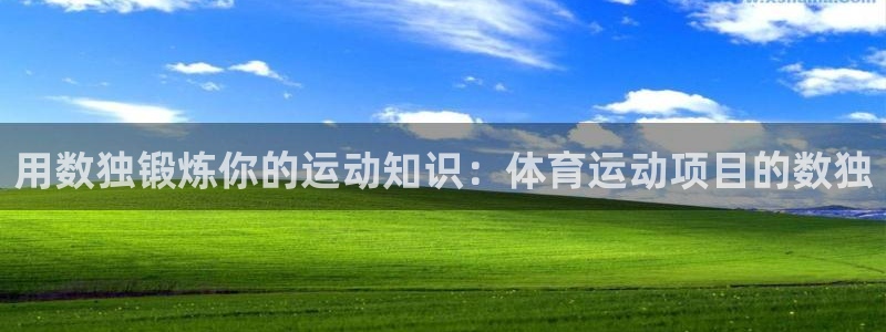必发集团app下载|用数独锻炼你的运动知识：体育运动项目的数