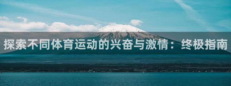 探索不同体育运动的兴奋与激情：终极指南